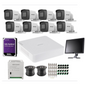 Hikvision 8 Channel 1080P Complete Kit + Monitor +500GB Free Hard Drive